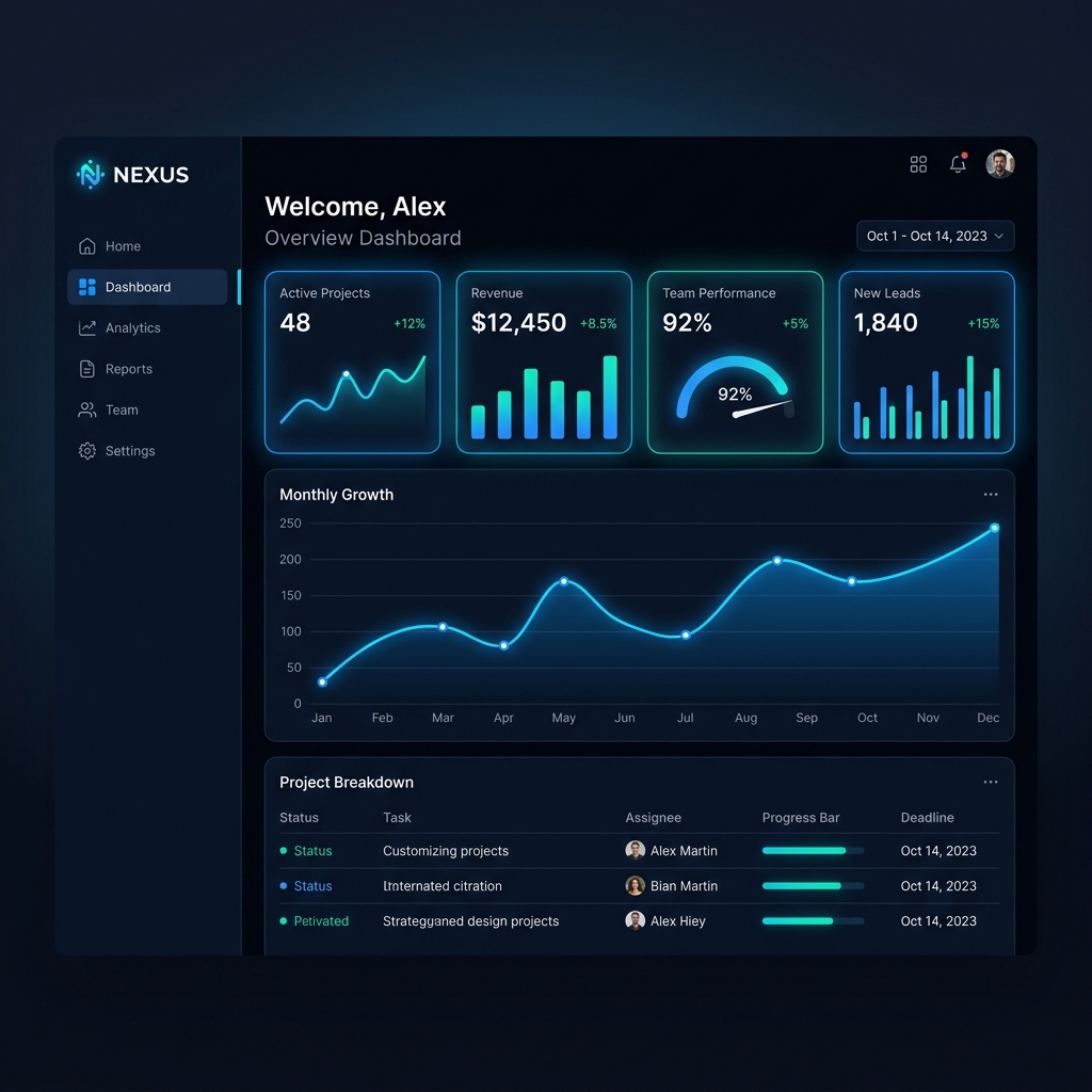 Midnight storefront template