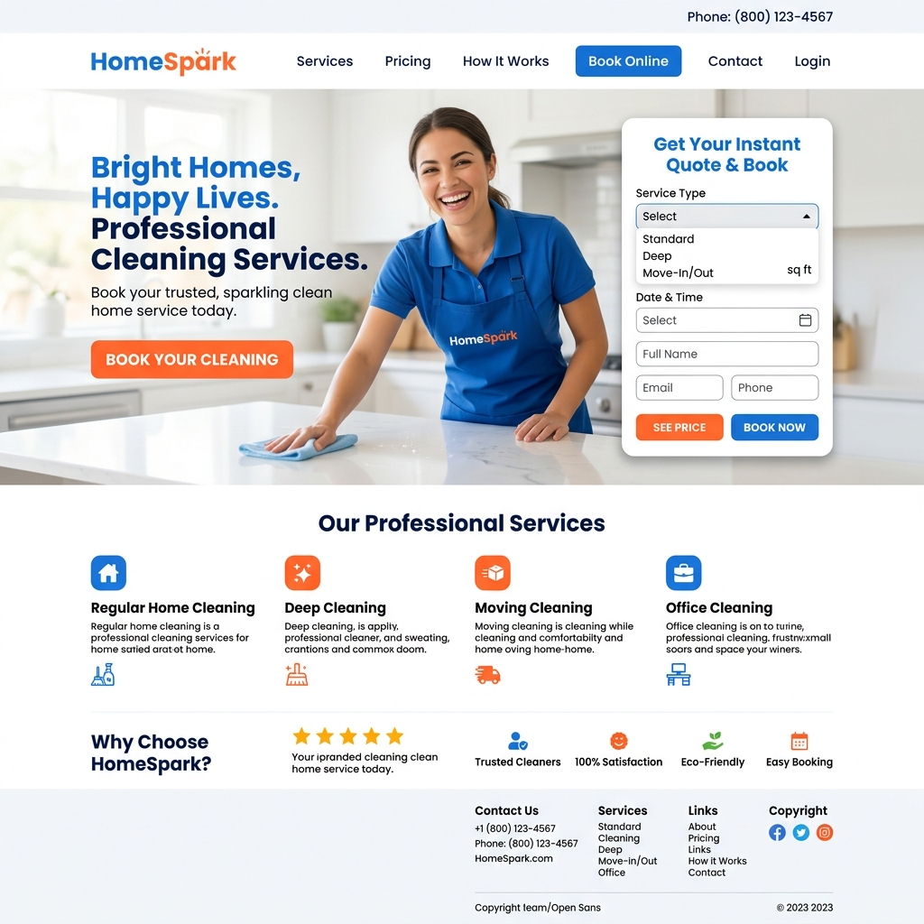 Service Pro storefront template